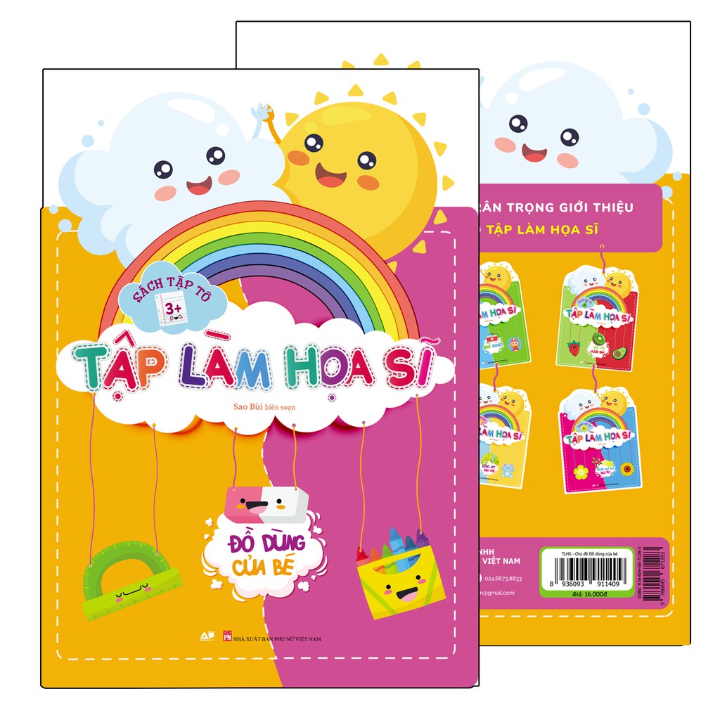 Sách - Tập Làm Họa Sĩ - Đồ Dùng Của Bé