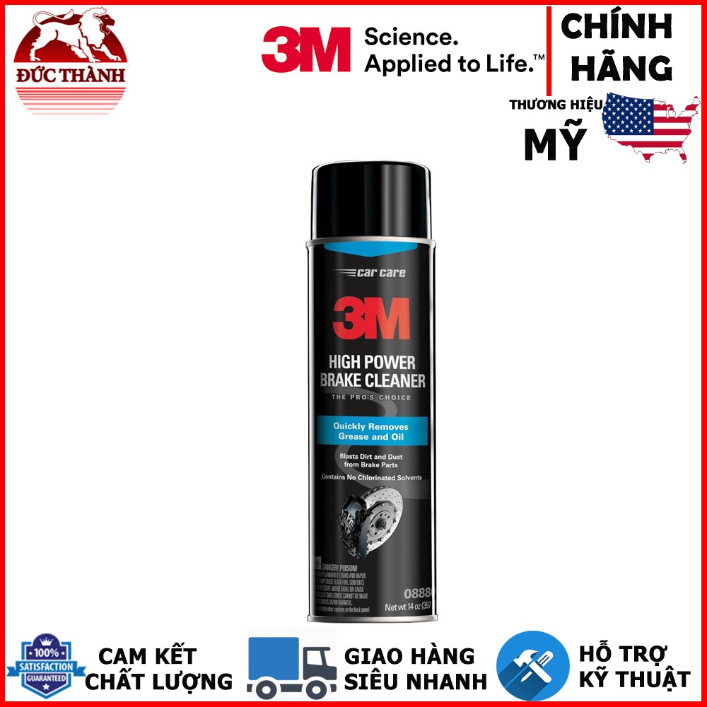 TẨY RỬA PHANH XE Ô TÔ 3M HIGH POWER BRAKE CLEANER 3M 08880 397G