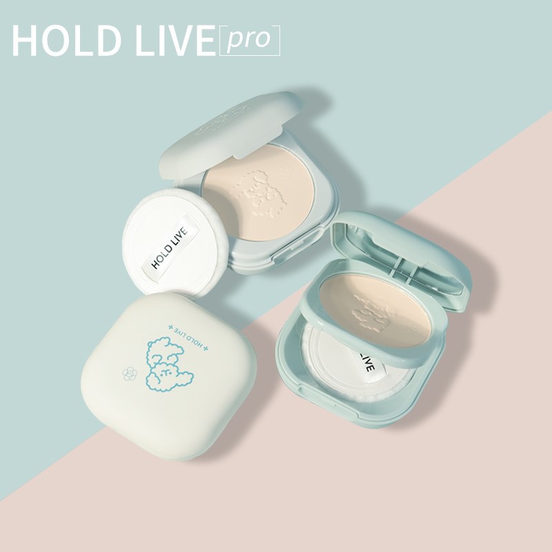 Phấn phủ bột kiềm dầu HOLD LIVE cún bông dễ thương chống nước Soft Cute Little Milk Dog Series HL486 HLIV72