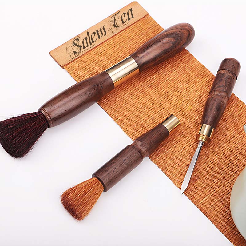 Bộ chổi dao cắt trà 2 in 1