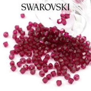 Hạt Pha Lê Swarovski 5328 - Size 4mm - Màu 502 Ruby