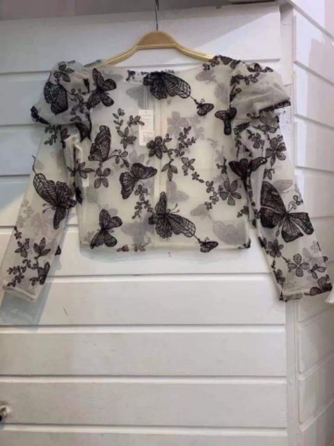 Vải lưới thêu 3d