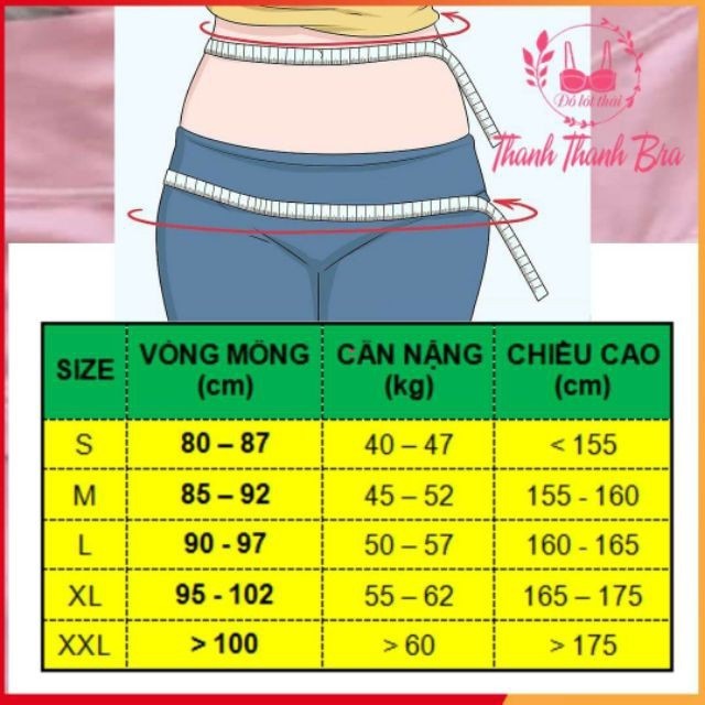 Quần lót Thái lan Sisterhood 1407 - Free size Form XL - Quần chip bigsize, vải mềm mặc thoải mái