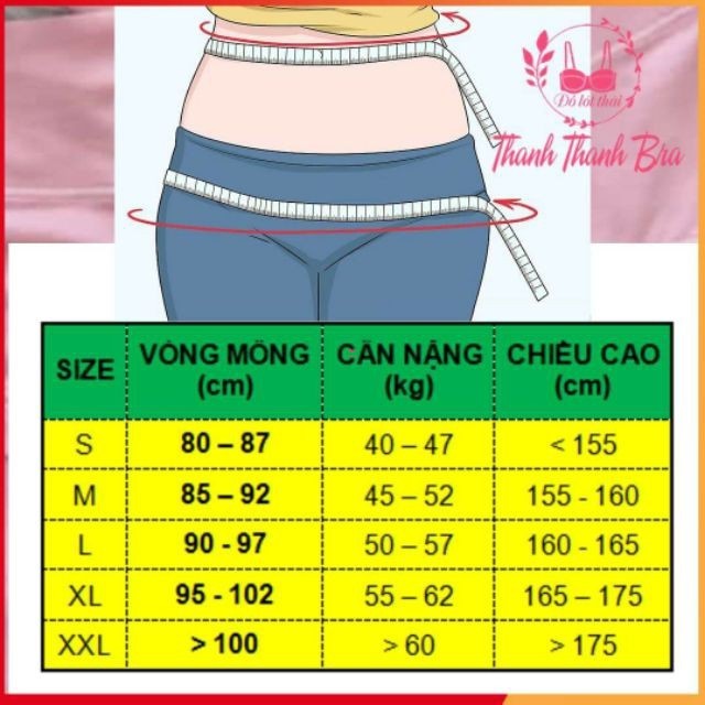 Quần lót Thái lan Sisterhood 1407 - Free size Form XXL - Quần chip bigsize, vải mềm mặc thoải mái