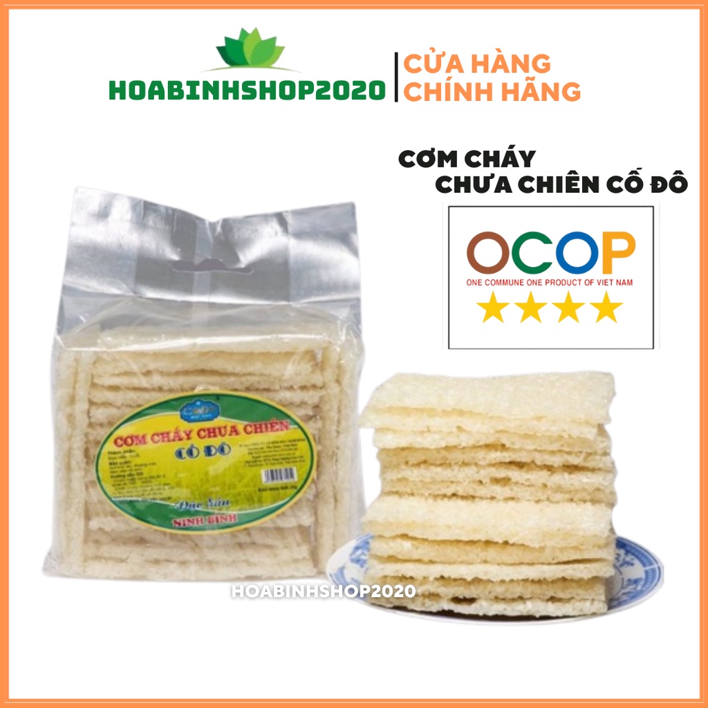 [BÁN SỈ - 1 THÙNG] 6 Gói Cơm cháy chưa chiên 1kg Cố Đô- Đặc sản Ninh Bình