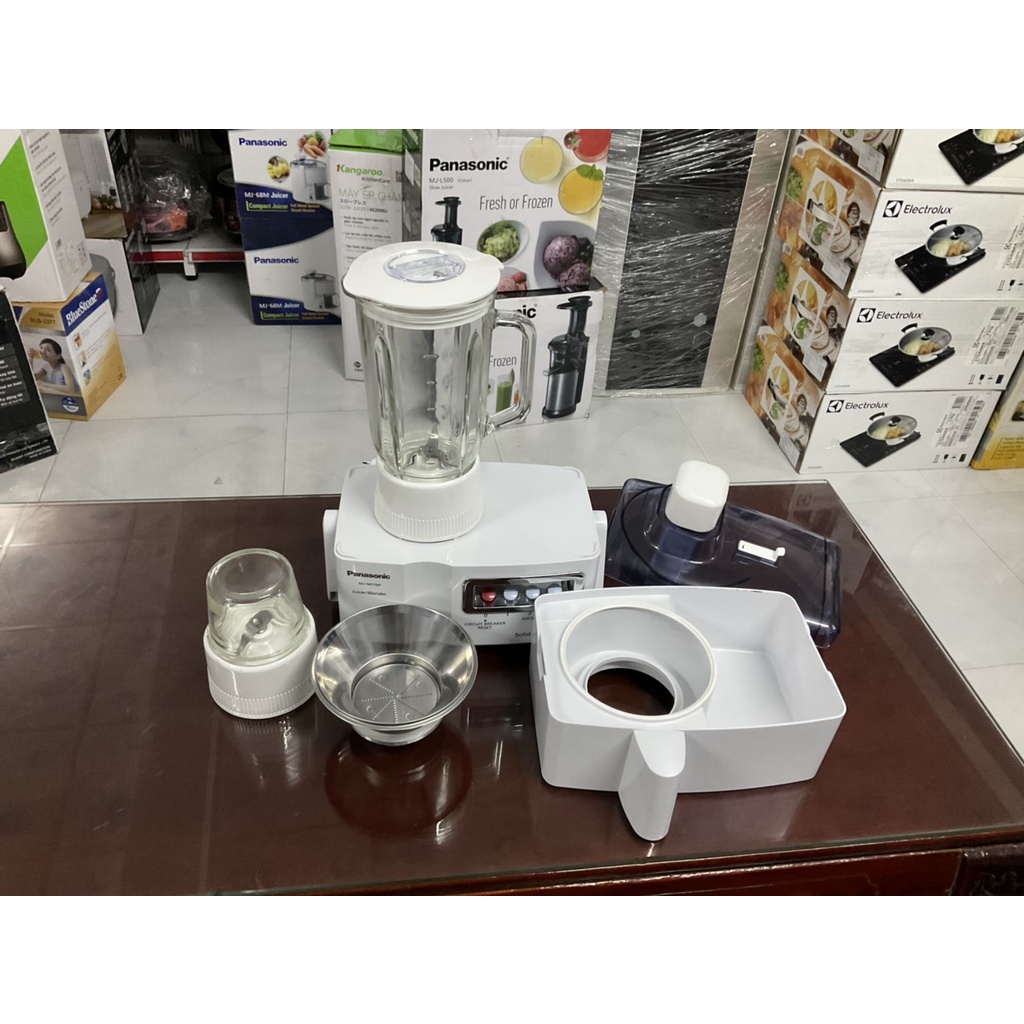 Máy xay ép đa năng Panasonic MJ-M176PWRA Malaysia - Hàng trưng bày