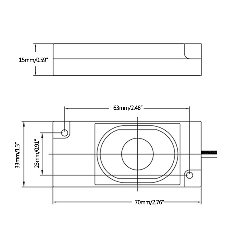 2 Loa Mini 3070 4ohm 3W Kèm Dây Cáp