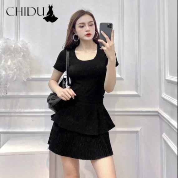 [ Mã WASTAPR giảm 10K đơn 50K] CHIDU Áo thun cổ vuông SP362 | BigBuy360 - bigbuy360.vn