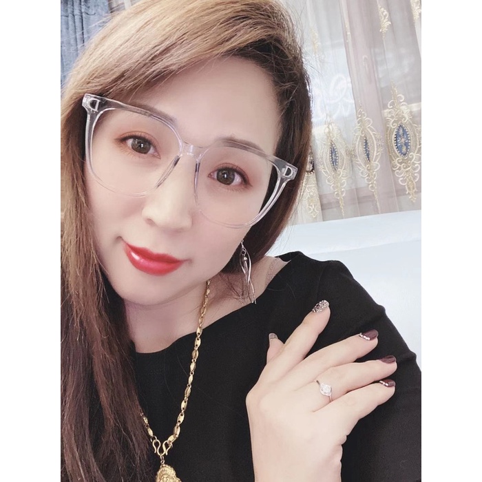Mắt Kính Gọng Trong Suốt Chống Tia Bức Xạ Tiện Dụng Cho Nam Nữ