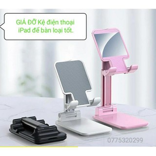 Giá đỡ điện thoai Pad để bàn có thể gập gọn, chống tê mỏi tay