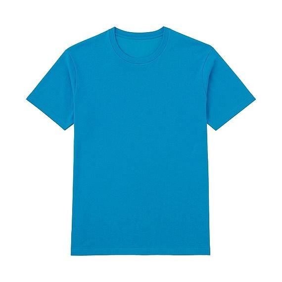 Áo phông nam cổ tròn cộc tay mầu Xanh Blu