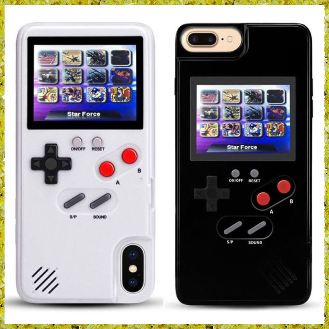 Ốp lưng điện thoại hình màn hình chơi game Tetris phong cách retro iPhone6/7/8,6/7/8 Plus,X/Xs,XR,X Max