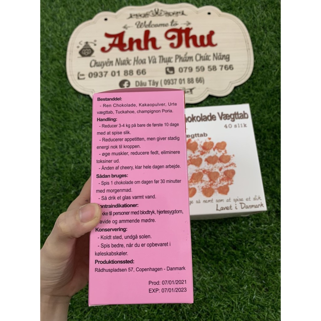 kẹo Socola Đan Mạch Chokolade Vægttab chính hãng