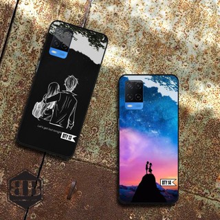 Ốp lưng kính cường lực Oppo A54 ( 4G ) in hình ốp đôi