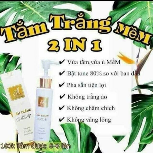 Tắm trắng cao cấp( hiểu quả 100%)