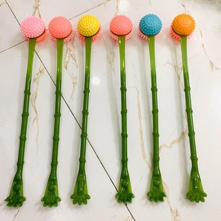 Cây đấm bóp gãi lưng 2in1 đốt tre (nhựa giả đá)