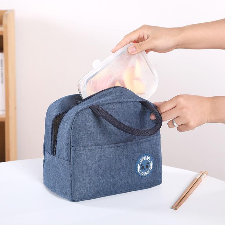 Túi Giữ Nhiệt Đựng Hộp Cơm - Túi Đựng Đồ, Thức Ăn, Bình Nước LUNCH BAG