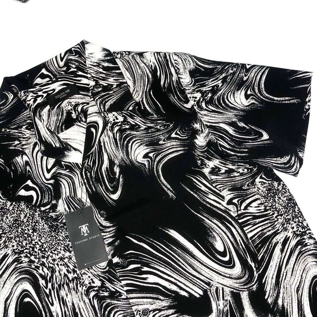 Áo sơ mi nam nam TouchMe họa tiết loang chất lụa thoáng mát, cao cấp Monogram FD | Sản phẩm mới 2021 | BigBuy360 - bigbuy360.vn