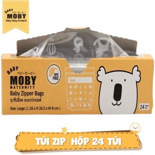 Túi zip đa năng moby 24c