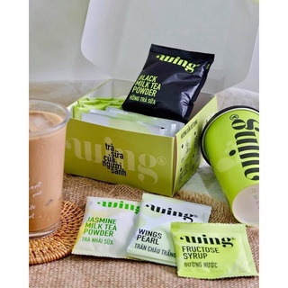 Trà Sữa Trân Châu Tự Pha Tại Nhà Tiện Lợi Wings (1 Hộp 5 Set)