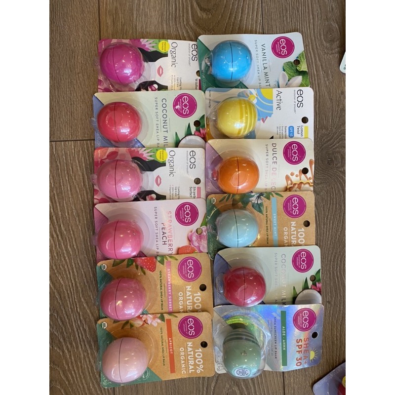 SON TRỨNG DƯỠNG MỀM MÔI E.O.S - CÓ CHỐNG NẮNG GIÚP GIẢM THÂM MÔI