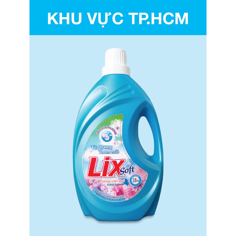 Combo 3 chai nước xả Lix 3,8 lít