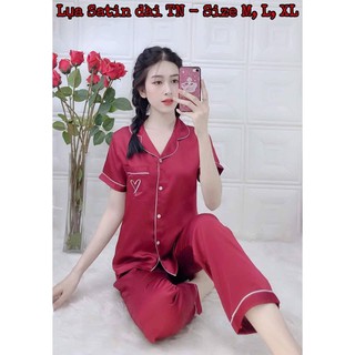 SET BỘ LỤA SATIN PJZAMA SIZE L 50-55KG