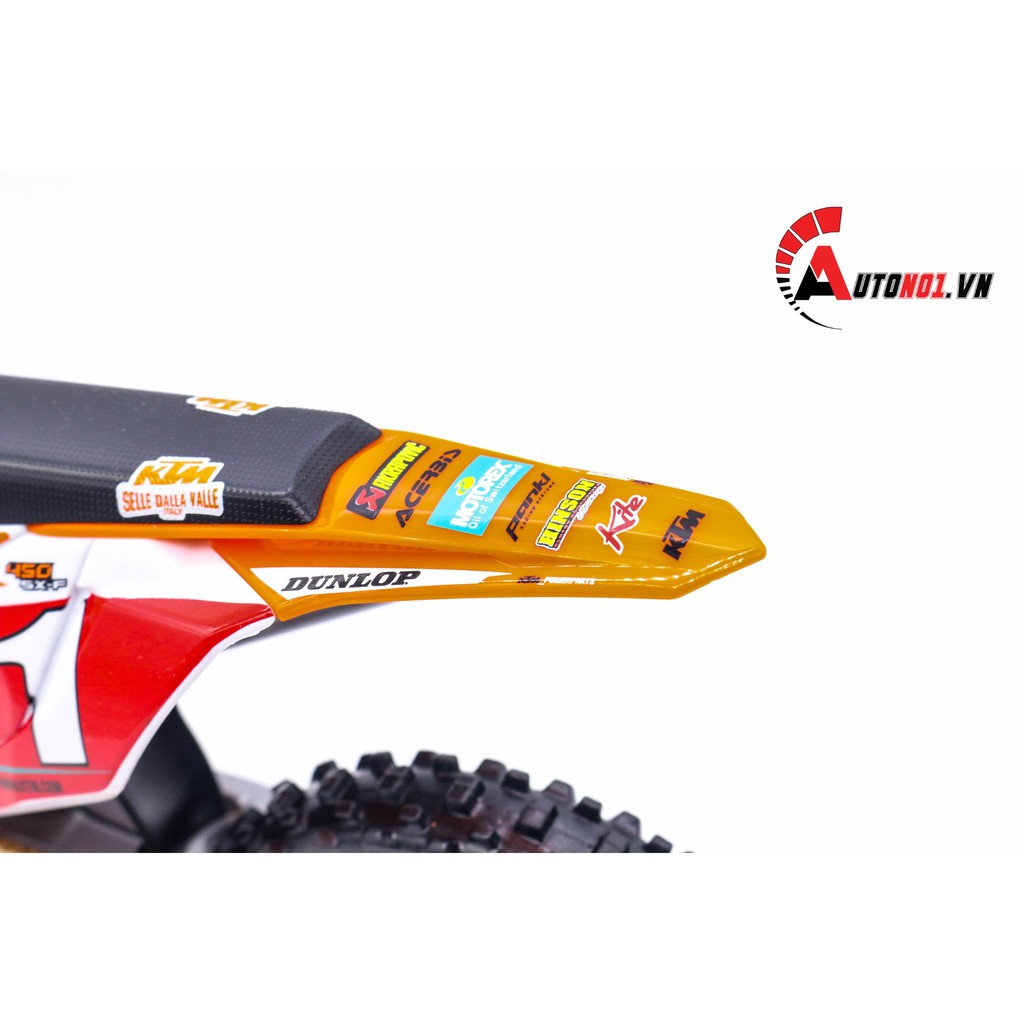 MÔ HÌNH XE ĐỊA HÌNH OFFROAD KTM 450 SX-F NUMBER 01 REDBULL 1:6 MAISTO 5421