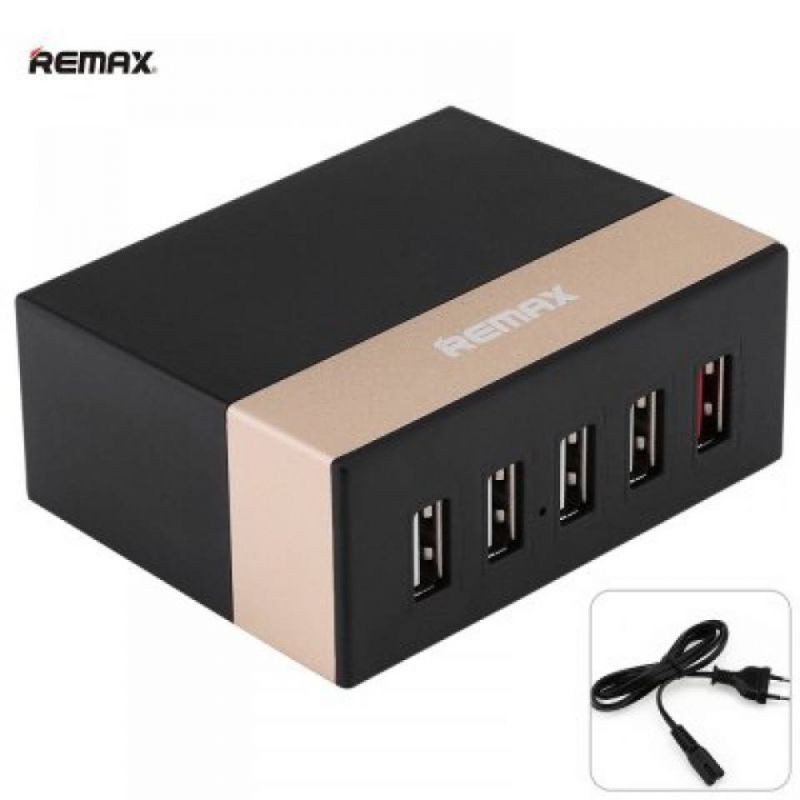 Củ Sạc 5 Cổng USB Remax RU - U1 - Siêu Tiện Lợi