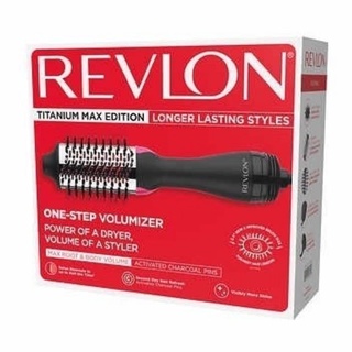 Máy sấy tóc revlon one-step hair dryer and volumizer titanium max edition đa năng