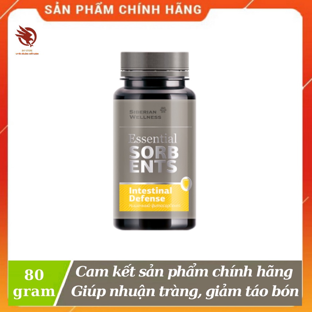 [ CHÍNH HÃNG ] - Essential Sorbents Intestinal Defense Siberian, giúp nhuận tràng, hỗ trợ giảm táo bón - Chai 80g