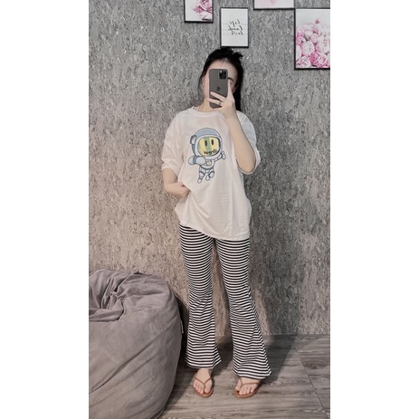 Set Thun Quần Sọc
