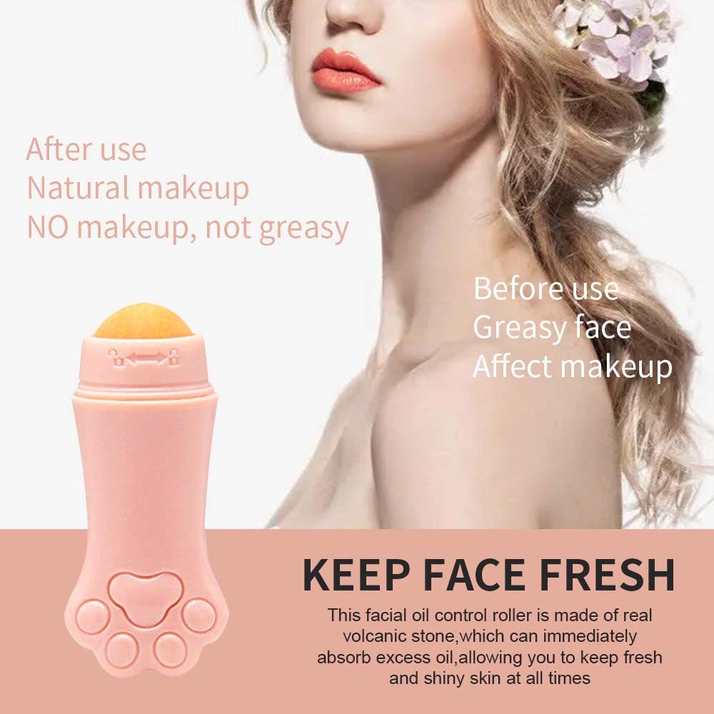 [Hàng mới về] Cây lăn mặt bùn núi lửa thấm dầu làm sạch lỗ chân lông có thể tái sử dụng