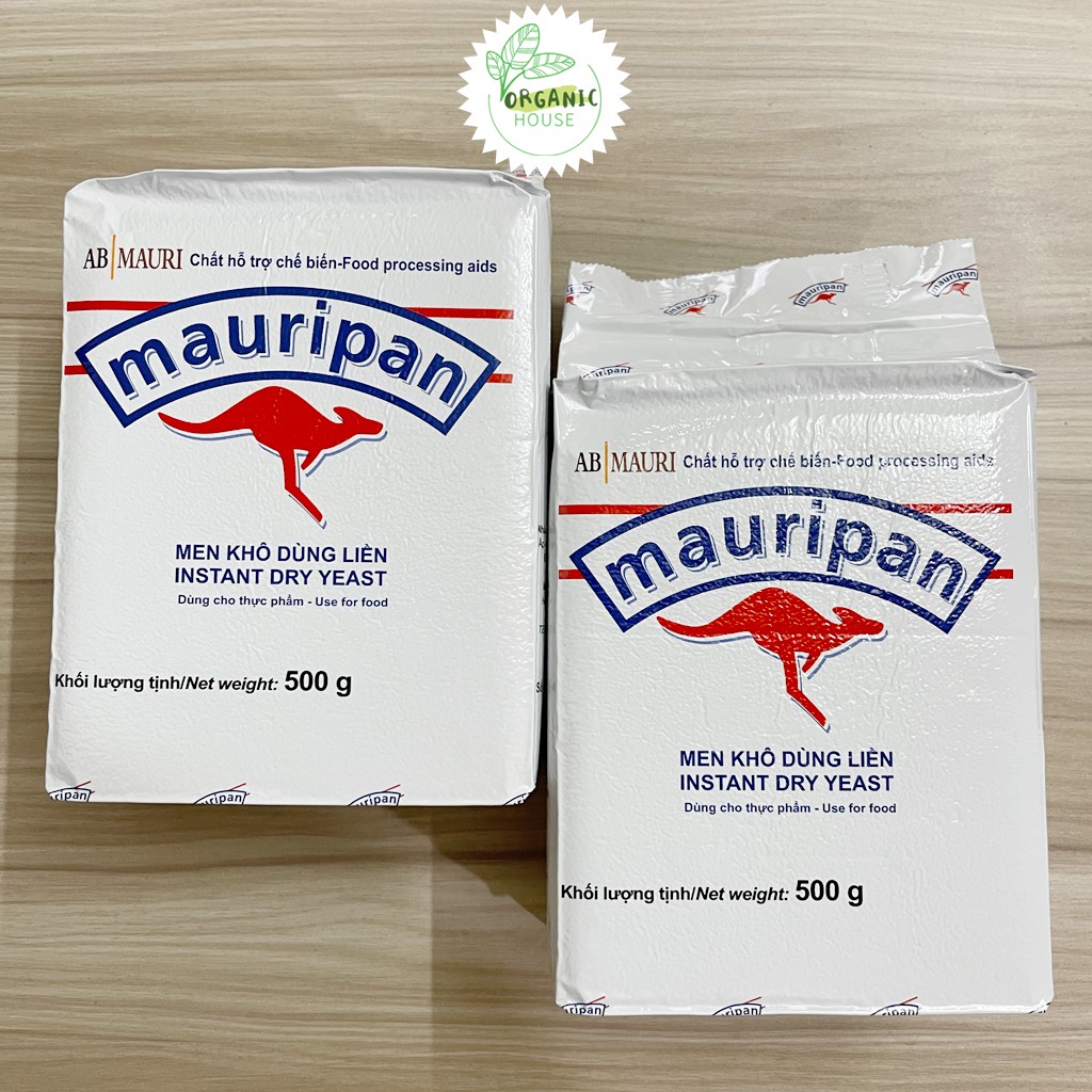 Men khô/men nở làm bánh mì lạt/ngọt Mauripan - Instant Yeast