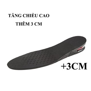 Lót giày tăng chiều cao 💖FREESHIP💖 Giảm 5K Khi Nhập Miếng độn giày tăng chiều cao thêm 3Cm