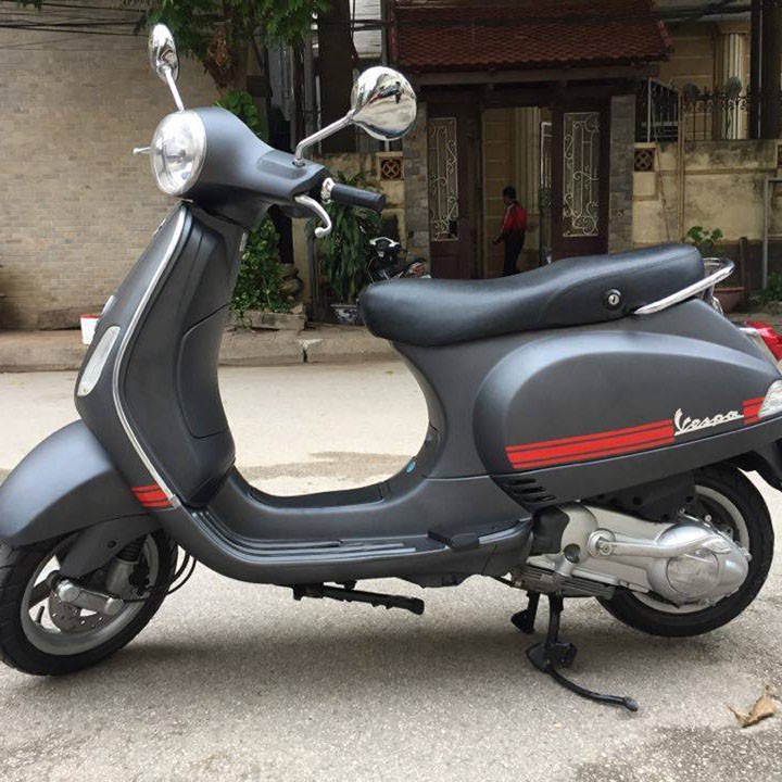 Vỏ bọc yên xe màu đen VESPA LX