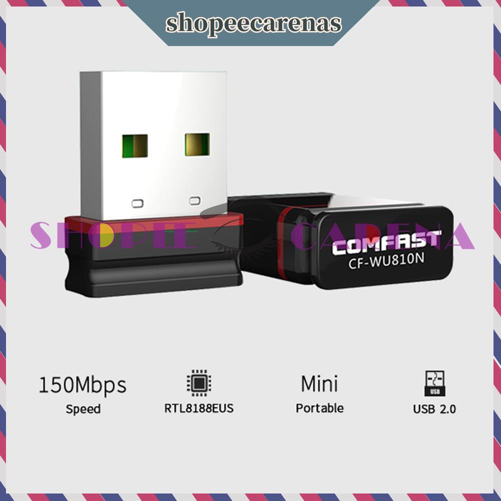 Thẻ mạng WiFi 2.4Ghz không dây COMFAST CF-WU810N cắm cổng USB 2.0 tốc độ 150Mbps
