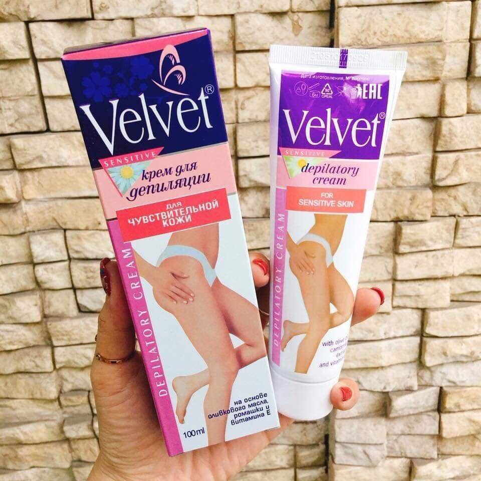 Kem Tẩy Lông Velvet Nga 100ml