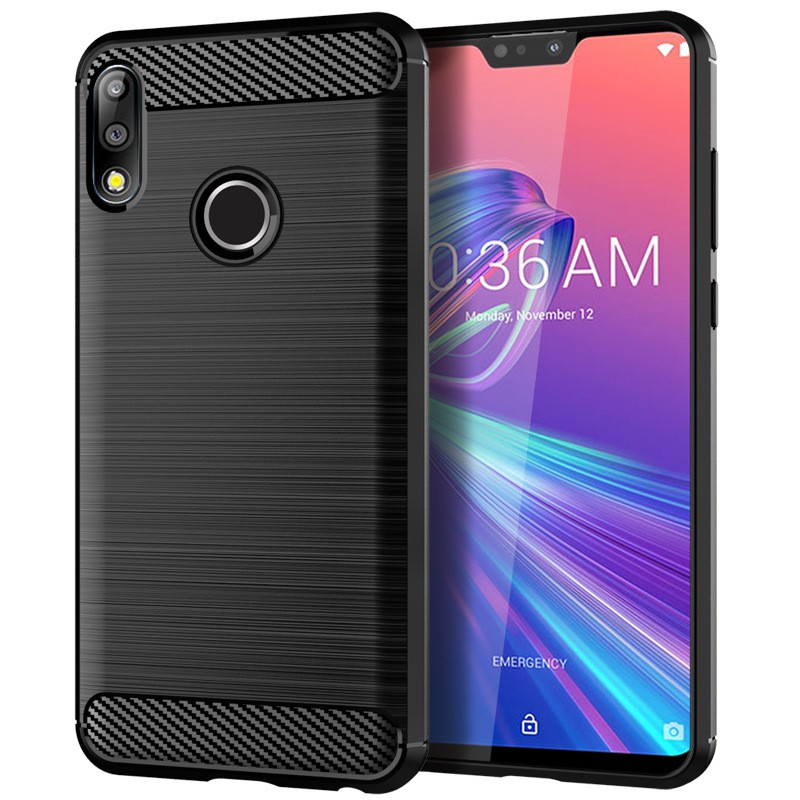 [SALE] Ốp lưng Asus Zenfone Max Pro M2 ZB631KL ốp phay xước carbon vân kim cương chống shock, hấp thụ nhiệt cao cấp