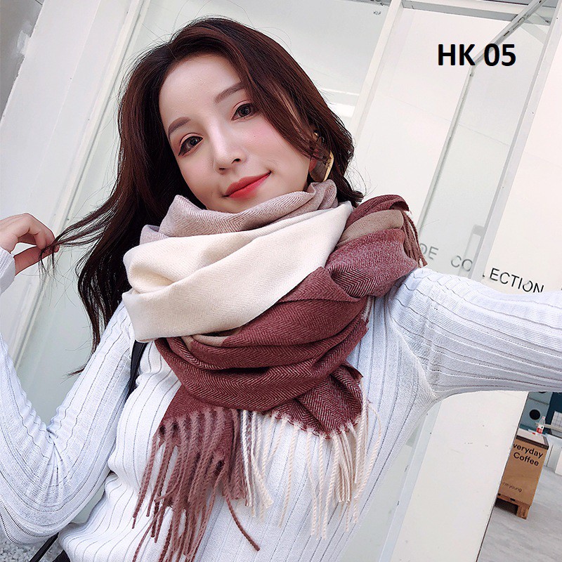 Khăn quàng nữ ấm đẹp, hàng nhập, chất đẹp, kiểu dáng hàn quốc