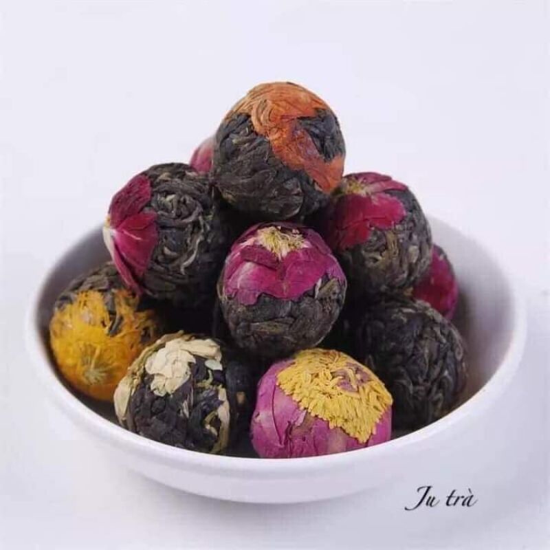 (Cực lạ) HỘP TRÀ PHỔ NHĨ NỞ HOA NGHỆ THUẬT THƠM NGON