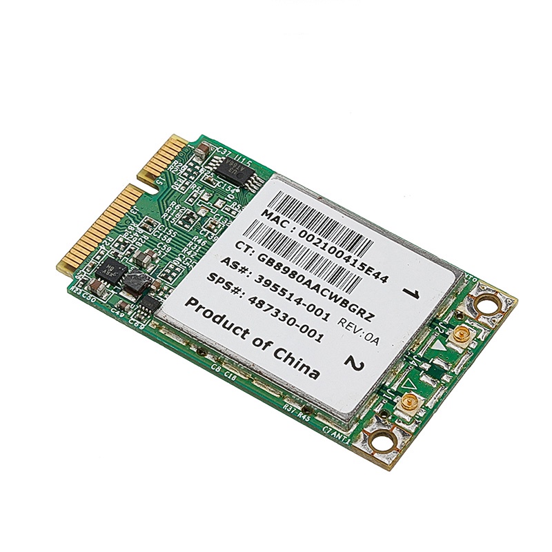 Thẻ WiFi WLAN Mini PCI-E 802.11BGN 300Mbps Không Dây Cho HP