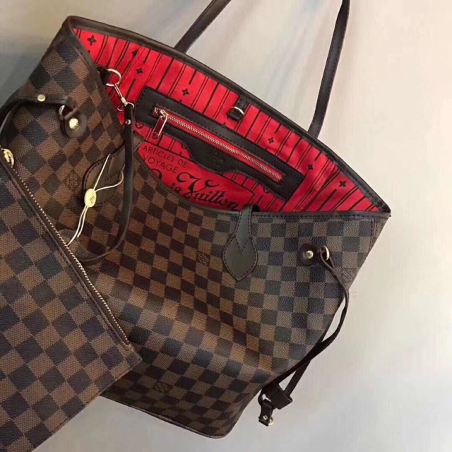 Túi lv neverfull kèm ví