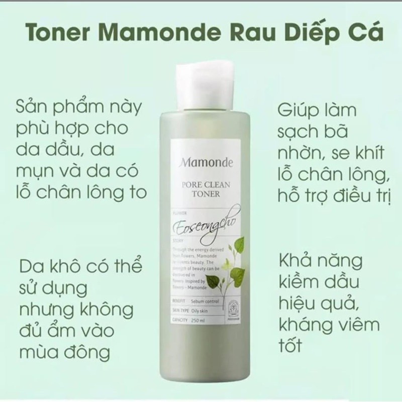 SALE SE MỤN ĐẦU ĐEN - SE KHÍT LỖ CỦA MAMONDE DIẾP CÁ