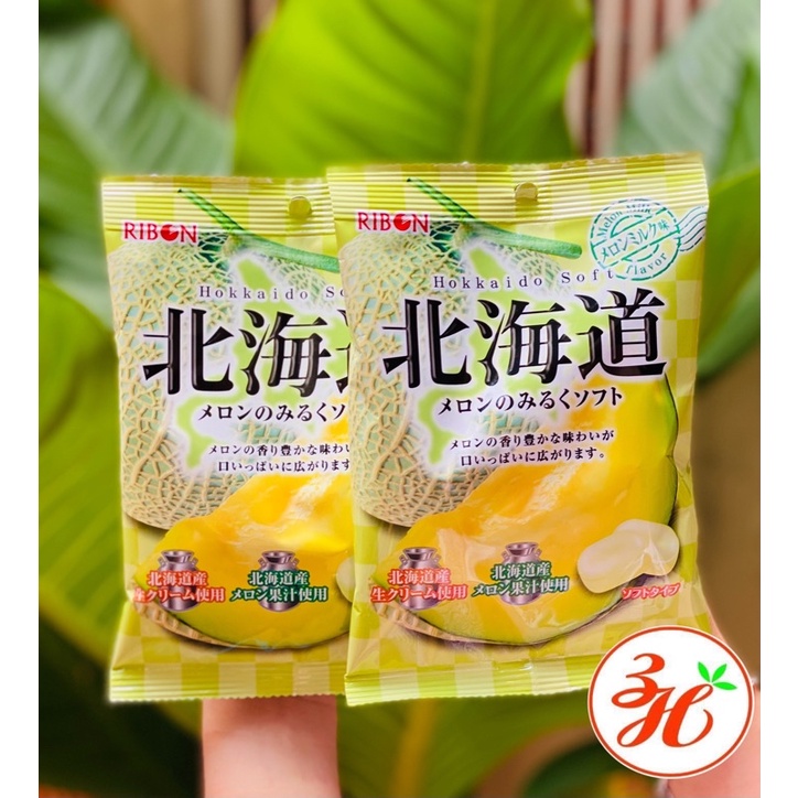 Kẹo mềm Ribon vị sữa tươi dưa lưới - Nhật bản