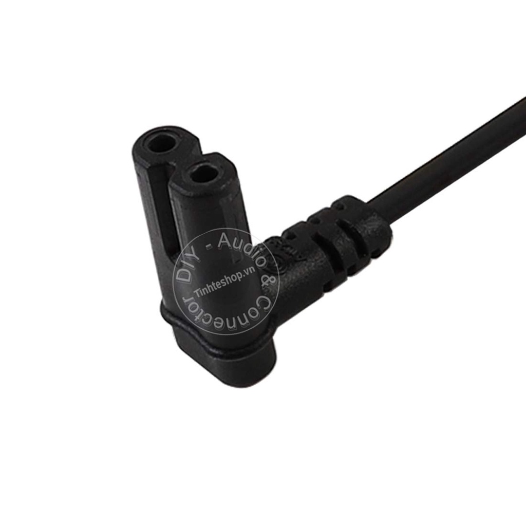 Dây nguồn số 8 cho TV Máy in Đài cassette 1.5 mét 2 đầu bẻ góc