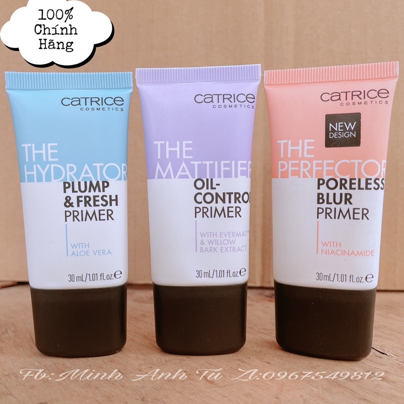 KEM LÓT CATRICE PRIME AND FINE PORE REFINING ANTI-SHINE BASE 30ml
