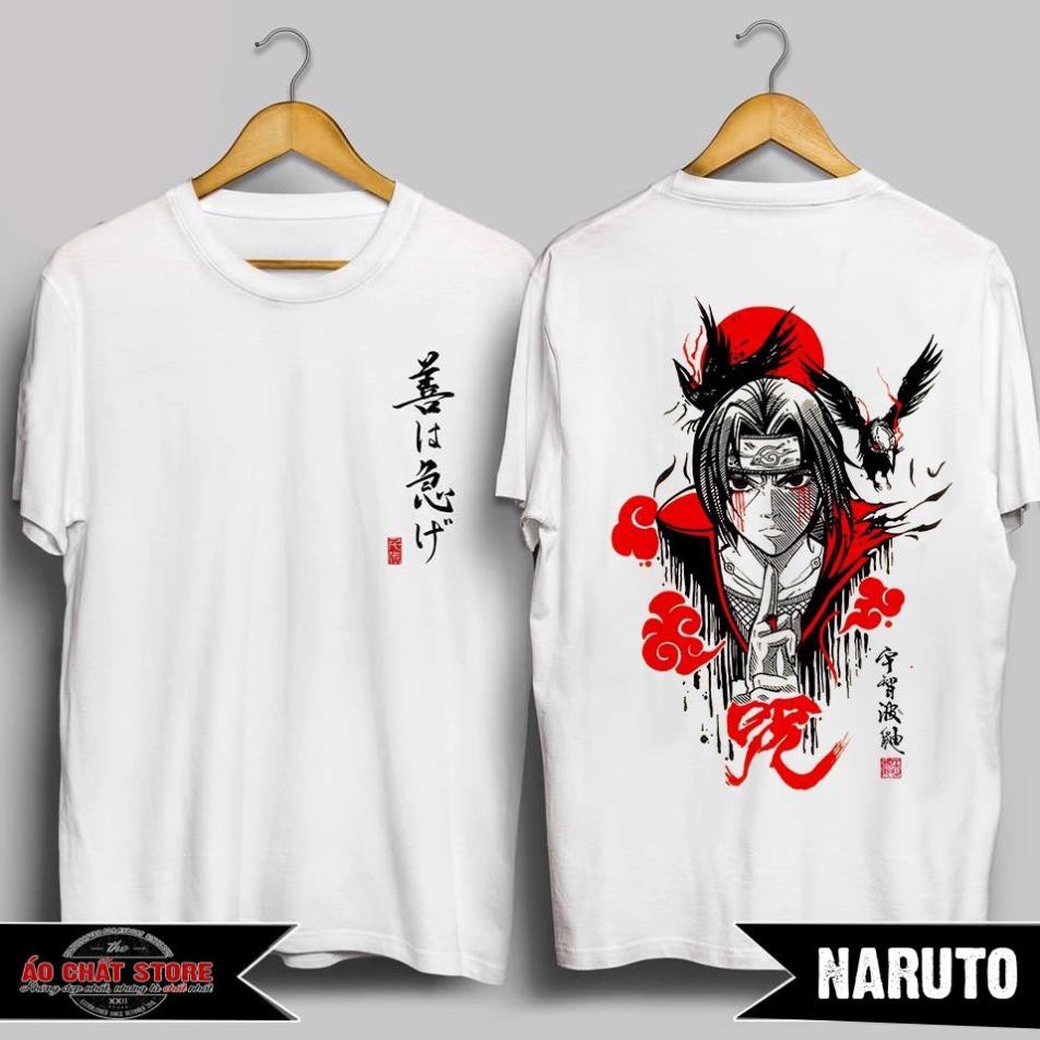 RẺ VÔ ĐỊCH - Áo Uchiha Itachi Naruto Siêu Độc | Áo Thun Naruto Unisex ITACHI Đẹp NT05