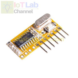 Module thu RF RXC6 433Mhz học lệnh