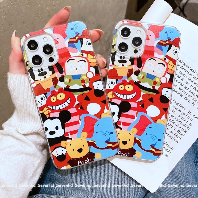 Ốp Điện Thoại Họa Tiết Hoạt Hình Doodle Cho iPhone 13 12 11 Pro Max SE2020 X XR Xs Max 7 8 6 6s Plus